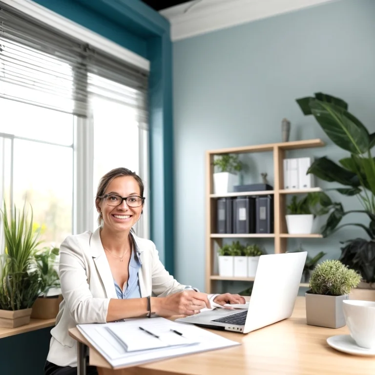 Anna Lee coaching a client